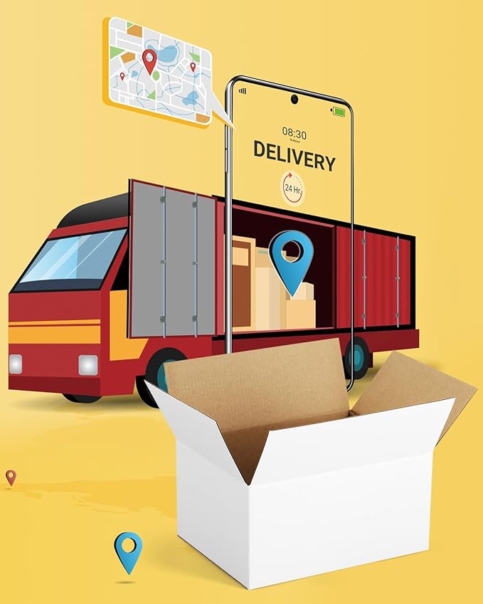 Assorted-Sizes-Shipping-Boxes-45-Pack: 8x6x6 & 10x7x5 & 11x6x6 Small-Shipping-Boxes-Mailers, White Corrugated-Cardboard-Boxes-for-Packing-Small-Business Mailing