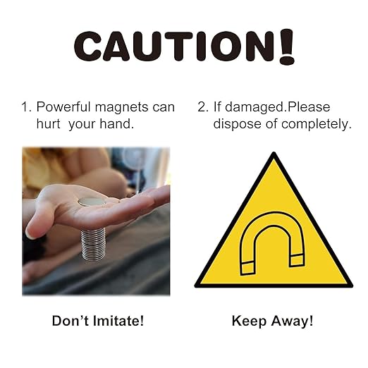 LOVIMAG Strong Magnets, Super Strong Round Magnets, 16Pack Magnet for Fridge, Magnet with Adhesive Backing for Office, Science,Whiteboard, DIY-1.26 inch x 1/8 inch (8 Black, 8 Silver)