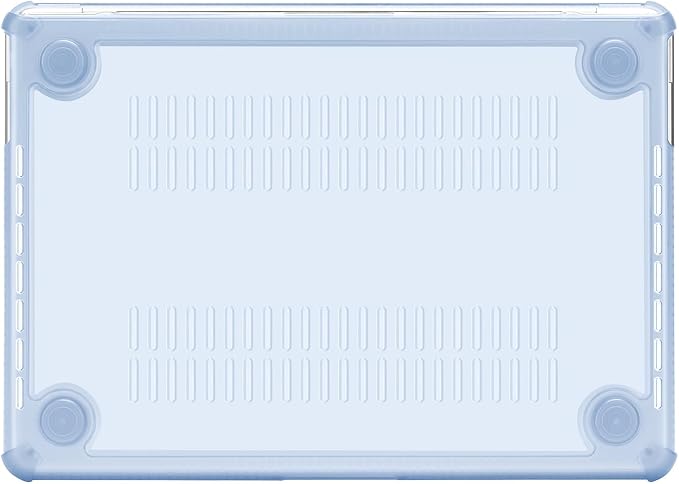 MOSISO Compatible with MacBook Pro 13 inch Case M2 2025-2016 A2338 M1 A2251 A2289 A2159 A1989 A1708 A1706, Anti-Cracking Heavy Duty Plastic TPU Bumper Hard Case&Keyboard Skin&Screen Film, Baby Blue