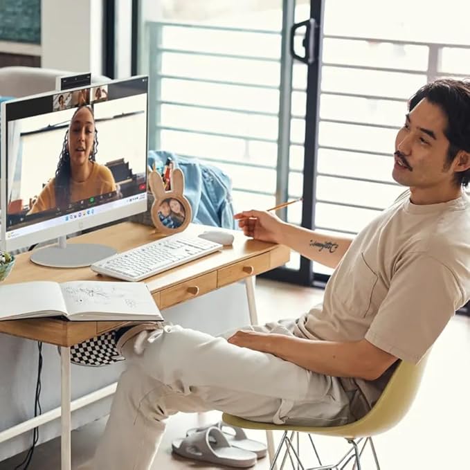 HP 27" FHD Touch-Screen All-in-One Computer, 12-Cores Intel Core Ultra 7, 64GB DDR5 RAM 2.5TB Storage (2TB SSD+512GB Docking Station Set), Windows 11 Pro with Microsoft Office Included, White