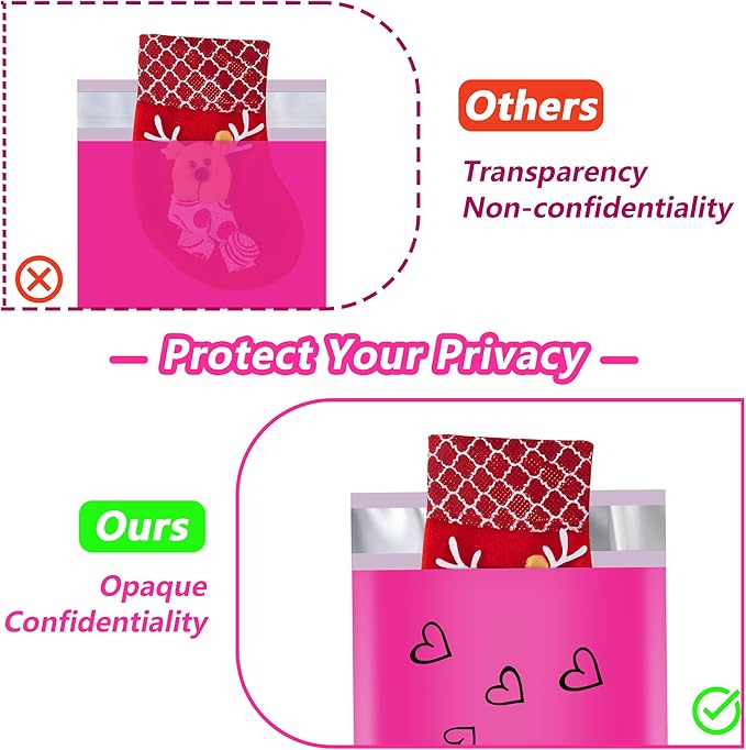 JinRuiKJ Thank You Poly Mailer 6x9 Inch 100 PCS, Shipping Bags for Clothing, Packaging Bags for Small Business, Strong Adhensive, Waterproof and Tear-Resistant Mailing Envelopes, Rose Red