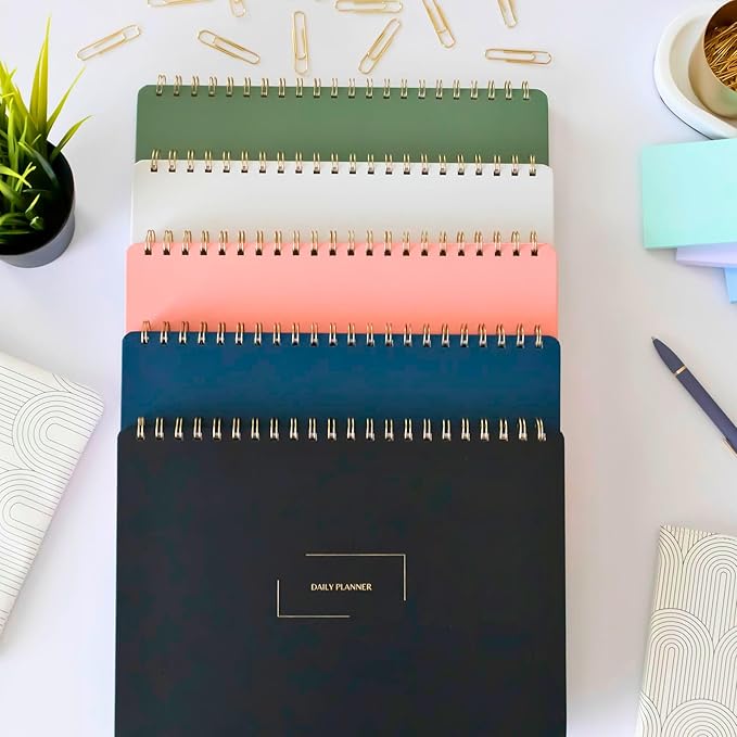 Undated Weekly Schedule | Business Planner | 8.25” x 11.75” ADHD Organizer | Premium Multi-Layout Schedule | Evergreen | Landscape Layout