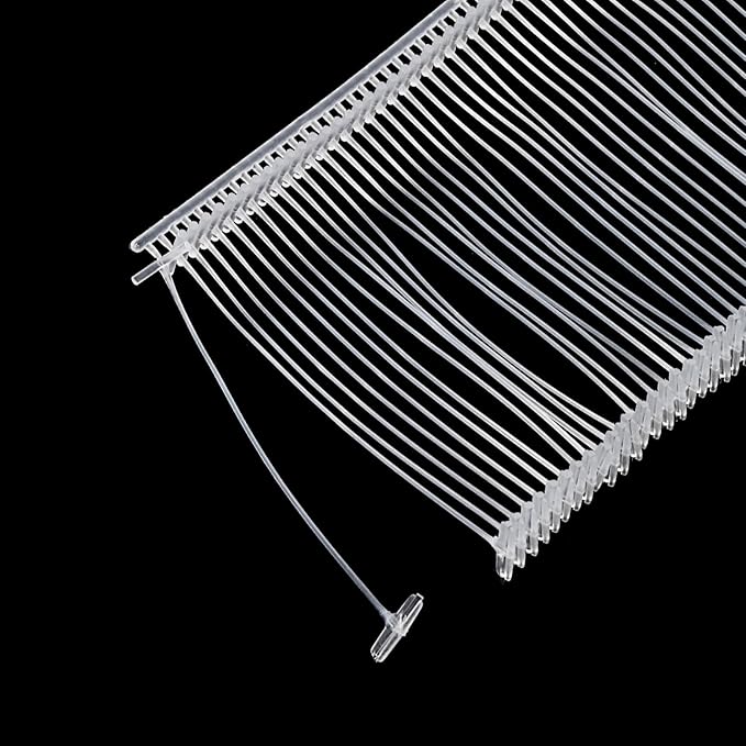 MECCANIXITY Standard Tagging Fasteners,Plastic Regular,Standard Label Gun Price Tagging Barbs for Garment Price Tag Label Tagging Barbs 50mm/2 Inch,Pack of 1000 Transparent