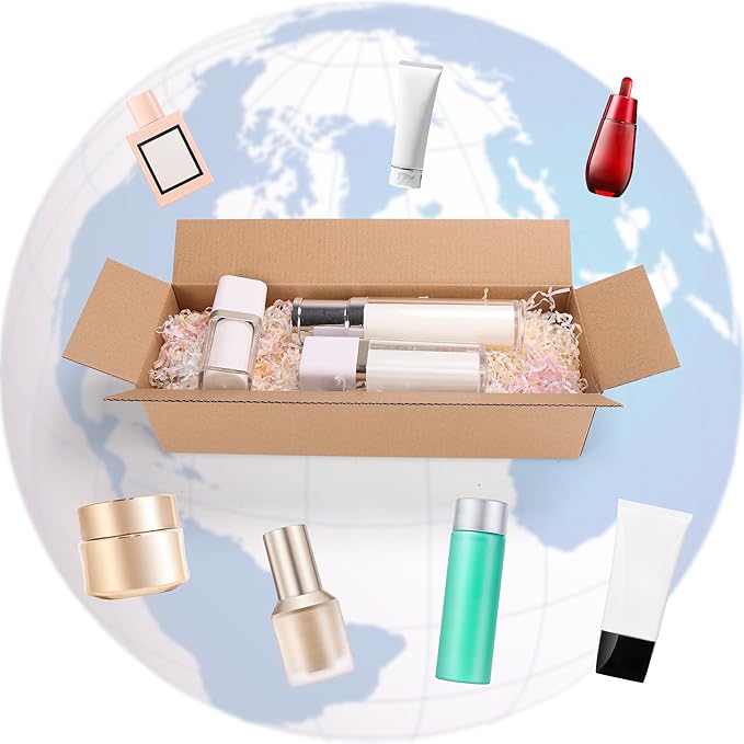 CRUGLA 40 Packs 12x4x3 Shipping Boxes for Small Business, Corrugated Cardboard Boxes Bulk for Shipping Packing Mailing