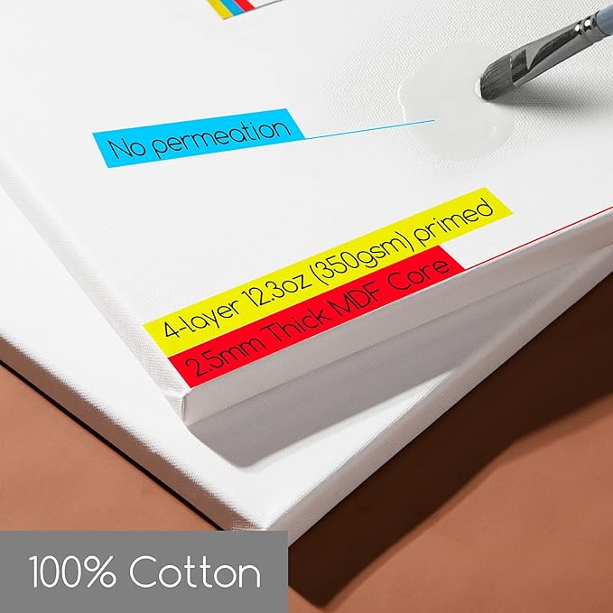 MEEDEN Oil Painting Set with French Easel, Paint Kit with Easel,7x100ml/3.38oz Paint, Paintbrushes,Canvas & Oil Painting Supplies for Adults &Artists