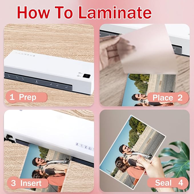 100Pack Legal Size Laminating Sheets 9x14.5inches Thermal Laminating Pouches for Extra Protection 5 Mil Clear Laminator Sheet