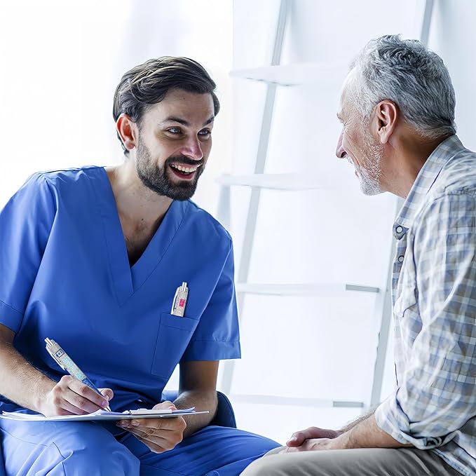 Idealmuzik 8 Nurse Ballpoint Pens,Gift for Nurse Week, Lovely Cartoon Cute Retractable Nursing Funny Ink for Medical Assistants Students Workers Office Appreciation Gifts