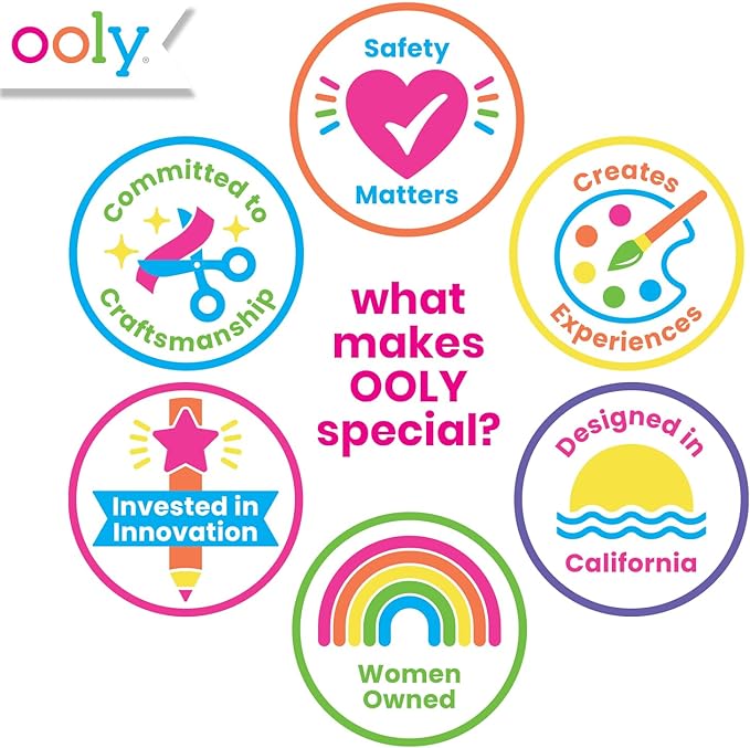 Ooly 12 Pack Sparkle Switch-eroo Color Changing Markers, Double Ended Chisel Tip Color Change Markers for Art Back to School Supplies, Drawing and Stationery Sets