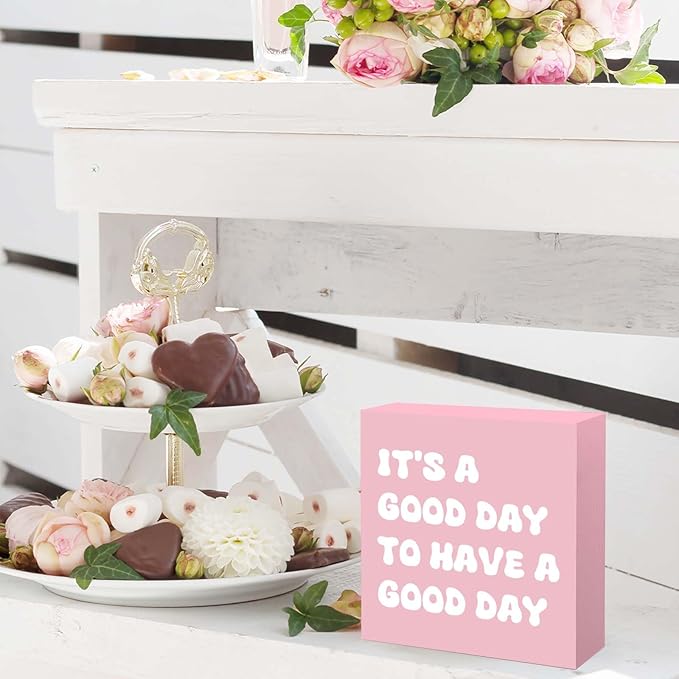 Pink Desk Decorations for Women Office Pink Gifts for Women Office Supplies for Desk Positive Decor Cute Accessories Motivational Gifts for Coworker Friends Female