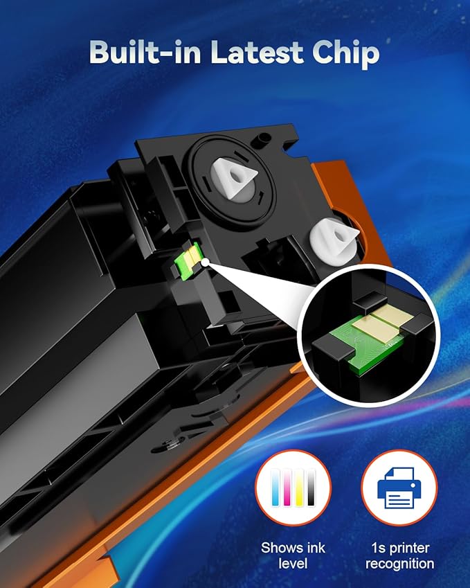 414A Toner Cartridge Compatible Replacement for HP 414A 414X W2020A W2020X Toner Cartridge Work for Color Laser Jet Pro MFP M479fdw M479fdn M454dw M454dn M479 MFP M480f M455dn (4 pack,BK/C/Y/M)