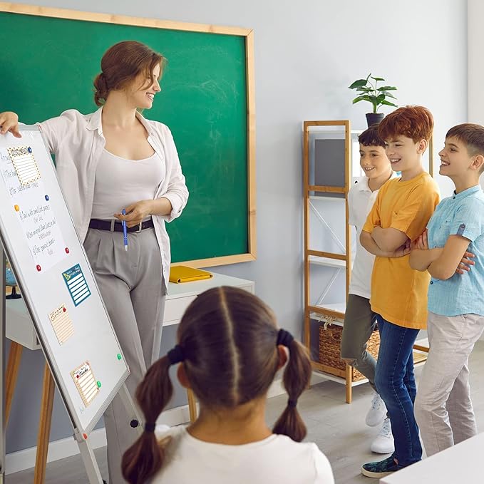 Geyee 24 Pcs Teacher Sticky Notes with Funny Pens Fun Notepads for Adults Coworkers Nurse 3 x 4 Inch to Do List Notepads with Sayings Pen for Lab Week Gifts Teacher Office Supplies