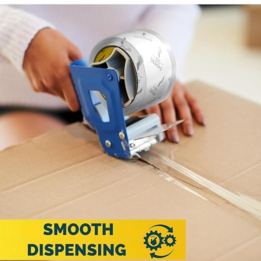 Packing Tape Clear Packaging Tape Heavy Duty Strong Shipping Refills Dispenser Transparent Thick Moving Supplies Mailing Boxes Sealing Office Storage Home - 60 Yds x 1.88" Wide x 2.7 Mil Thick 6 Rolls