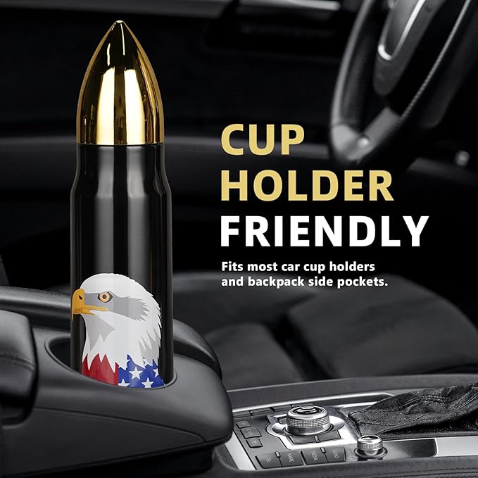 Gifts for Men Him, Cool Gifts 17 oz Bullet Tumbler, White Elephant Gift for Adults Funny, 17 oz Tumbler Presents, Stocking Stuffers for Adults Mens Christmas Xmas Gift