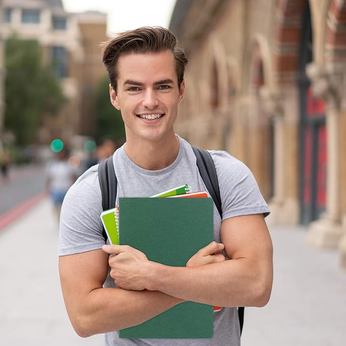 Large Colorful Notebook Journals Bulk, College Ruled, Lined Paper, 8.5x11 inch, 60 Pages, Journal Set for Travelers, Students and Office, Composition Diary Subject Notebooks Planner, 12 Pack