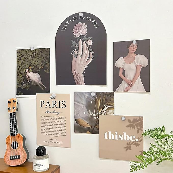 36 Pack Magnetic Pushpins, Silver Magnet Thumb Tacks, Metal Magnet Tacks, Decorative Pushpin Clip, Push Pins for Bulletin Board, Cork Board, Wall, Photo