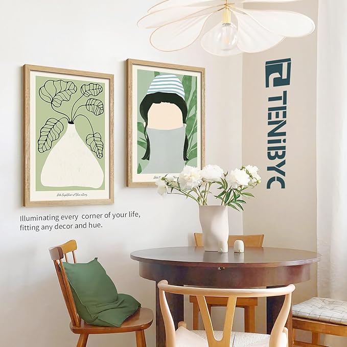 18x24 Poster Frame 4 Pack, Natural Solid Wood Picture Frame, Elegant Wood Grain, Wall Hanging