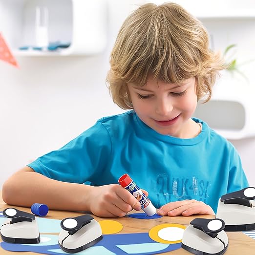 5 Circle Hole Punch, Circle Paper Punch, CirclePunches for Paper Crafts, Large Hole Puncher, Different Size of Scrapbooking Punches, Round Punch Shape for Scrapbook Card Making