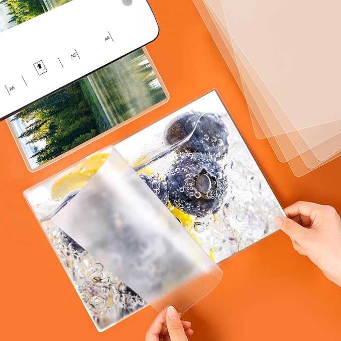 Thermal Laminating Pouches, 9 x 11.5 Inches Laminating Sheets, 3 mil Thick Laminate Sheets, 200 Pack,Clear