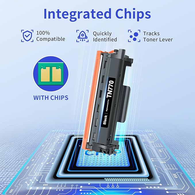 myCartridge Compatible Toner Cartridge Replacement for Brother TN770 TN-770 Toner Use for Printer MFC-L2750DW L2750DWXL HL-L2370DW L2370DWXL Toner Cartridge 4,500 Page Super High Yield