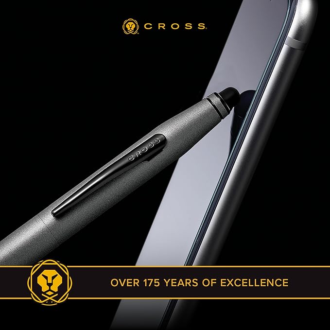 Cross Tech2 Refillable Tech2 Presented in a Premium Gift Box - Medium Point, Black Ink, Satin Black