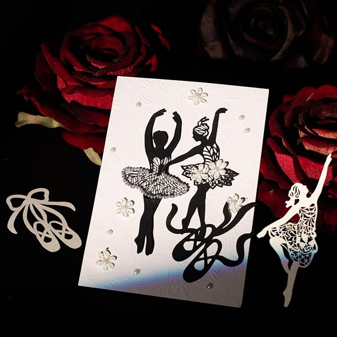 Shadow Dance Scrapbook Paper Set, 120 PCS Vintage Hollow Ephemera Pack for Junk Journaling, Scrapbooking, Crafting, DIY Projects, Diaries, and Art Supplies