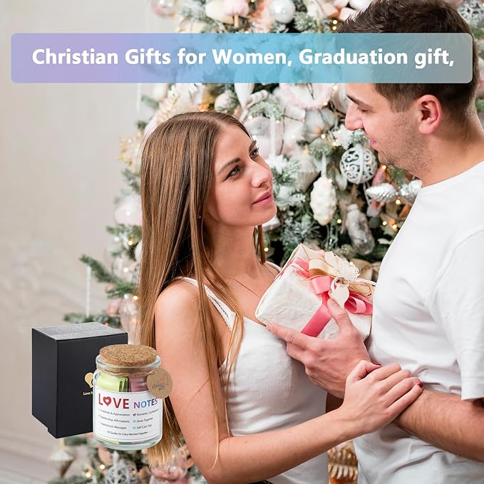 90 Love Notes Jar Romantic Anniversaries Birthdays Gifts Girlfriend Boyfriend Wife and Husband Newlyweds Bridal Shower Gift Couples Wedding Valentine Gifts Long Distance Gift