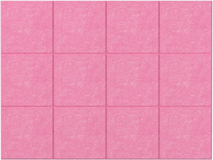 Large Cork Boards for Walls – 48 x 36 Self Adhesive Felt Wall Tiles, Ideal for Office Black Bulletin Board, Easy to Install Pin Board Photo Board