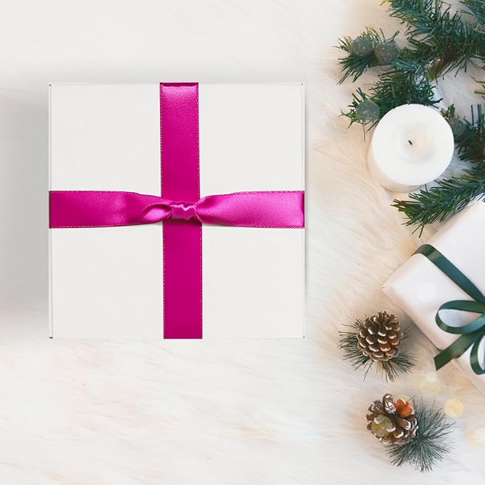 CRUGLA 7x7x2 White Shipping Boxes Set of 40, White Corrugated Cardboard Boxes for Small Business Shipping Mailing Packing