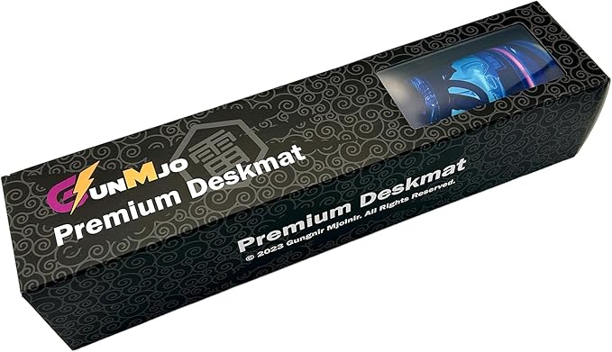 GUNMJO Shark Extended Gaming Mouse Pad, Ultra-Smooth Surface for Pixel-Precise Mouse Control, Durable Anti-Fray Stitching, Non-Slip Rubber Base, for Gamer, Office & Home, Light & Portable