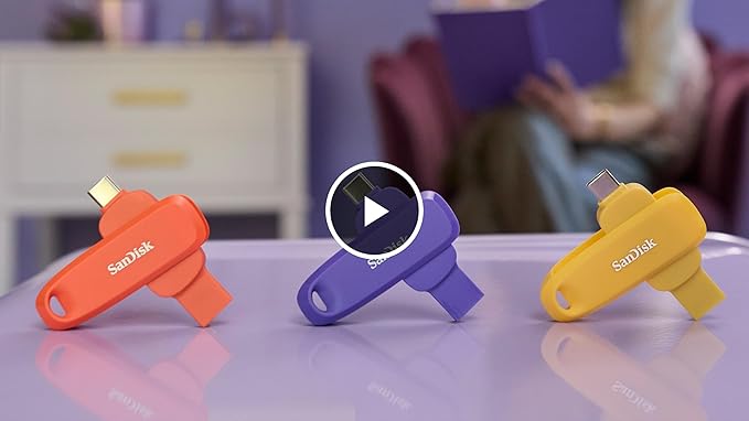 SanDisk 512GB Phone Drive for Android - The 2-in-1 USB for Smartphones, Tablets, and Computers - Thumb Drive with USB Type-C and Type-A Connectors - SDDDC6-512G-G46