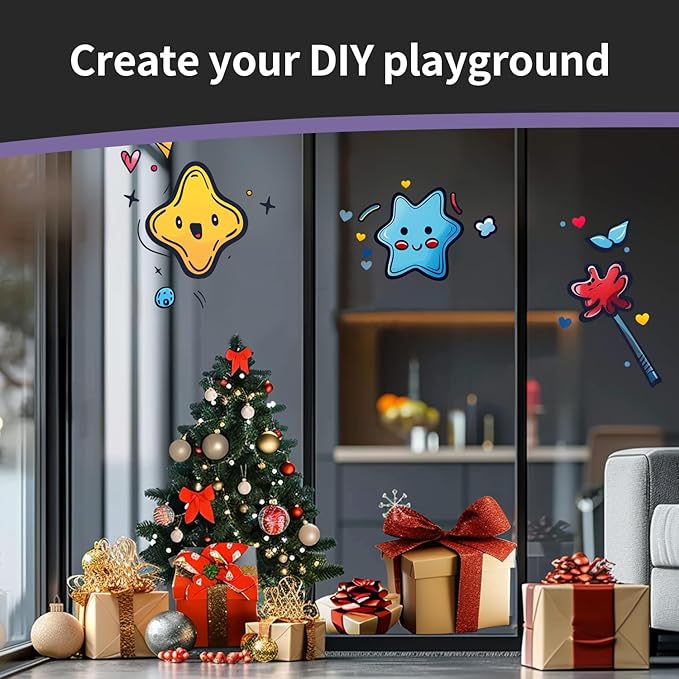 Vinyl Sticker Paper Bright Glossy 8.5"×11" 25 Sheets for Laser Printer