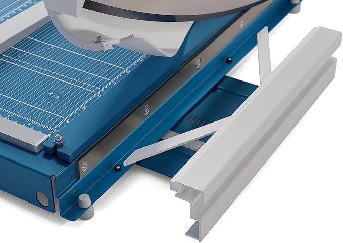 Dahle 565 Premium Guillotine Trimmer, 15" Cut Length, 35 Sheet Capacity, Self-Sharpening Blade, Automatic Clamp, w/Safety Guard