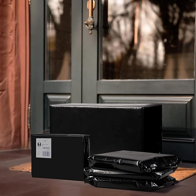 Metronic Poly Mailers 10x13 1200 Pcs, Medium Shipping Bags for Clothing, Strong Adhensive Shipping Envelopes for Small Business, Waterproof Poly Mailing Bags, Tear-resistant Packaging Bags in Black