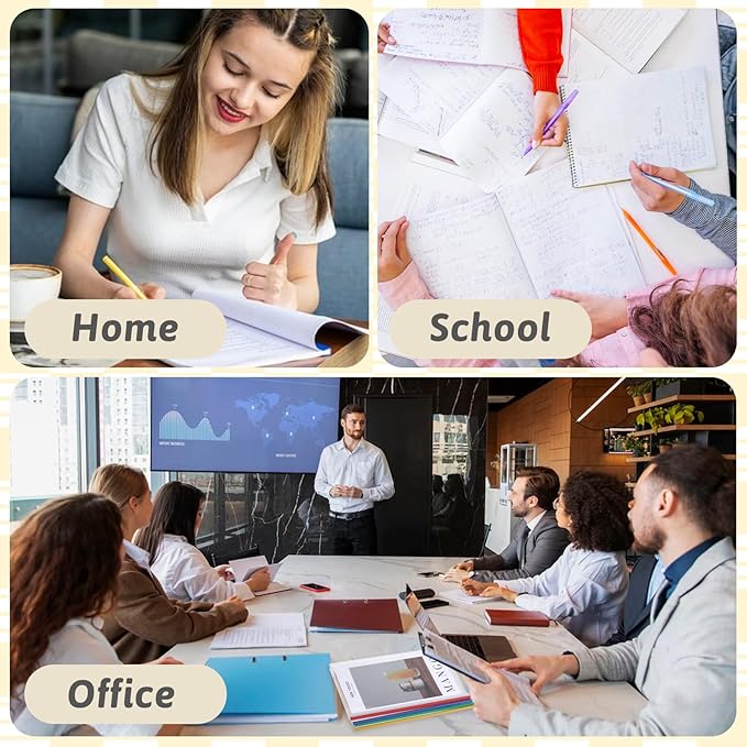 50 Pack Clear Report Covers with Sliding Bars 70 Sheet Capacity 9mm Transparent Resume Folders Binding Bars for Documents File Report Paper