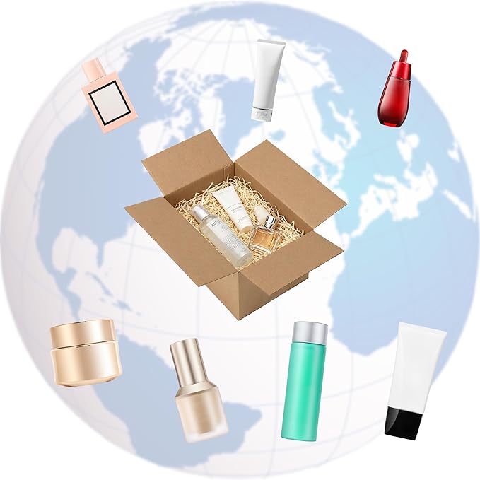 CRUGLA 40 Packs 7x5x4 Shipping Boxes for Small Business, Corrugated Cardboard Boxes Bulk for Shipping Packing Mailing