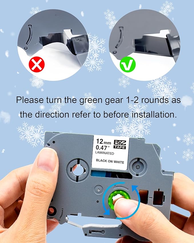 TITBIT 15Pack Compatible with Brother P Touch Refill Tape Cartridges Fit for Label Maker PT-D210 PT-H110 P Touch Cub,12mm 0.47 Laminated White TZ Tape TZe-231 TZE231,Black on White,for PTD410 PTD600