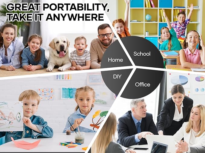 Laminator Machine 9 Inch, laminator with 10 Laminating Sheets, Laminating Machine Quick preheating with Paper Cutter, Low Noise, Plastificadora with ABS Jam Free