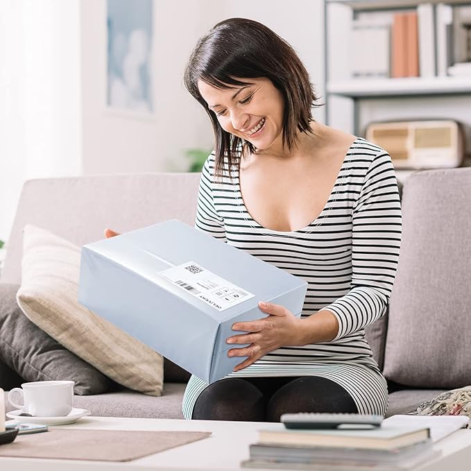 UCGOU Poly Mailers 14.5x19 Inch White 100 Pack Large Shipping Bags #7 Strong Thick Mailing Envelopes Self Sealing Adhesive Waterproof and Tear Proof Boutique Packaging Postal for Clothing