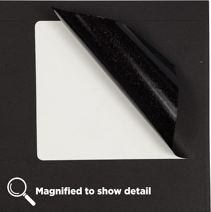 JAM PAPER Shipping Address Labels - Large - 3 1/3 x 4 - Black - 120/Pack