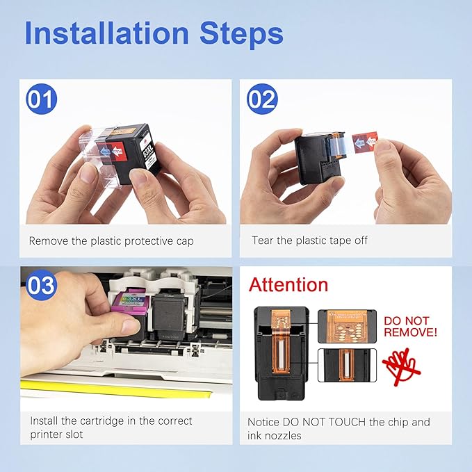 Toner Kingdom 63XL Ink Cartridge Remanufactured for HP Ink 63 XL Black Ink Cartridge High Yield Works with OfficeJet 3830 4630 4650 4655 5252 5255 5258 Envy 4520 4512 DeskJet 1112 2130(2 Black)