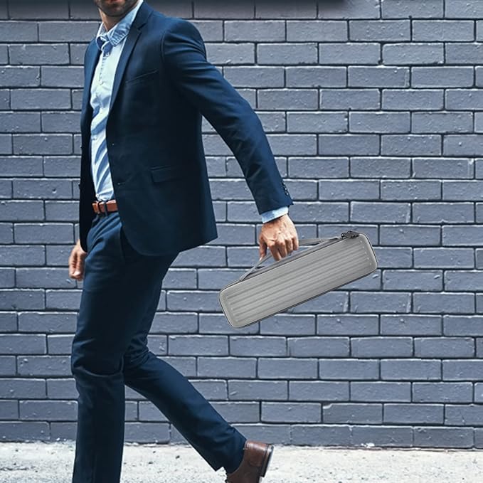 ALKOO Case Compatible with Epson Workforce ES-50/ ES-60W/ ES-55R/ ES-65WR/ DS-30/ DS-70/ DS-80W Portable Sheet-Fed Document Scanner, Storage for Epson Scanner for PC and Mac- Grey (Box Only)