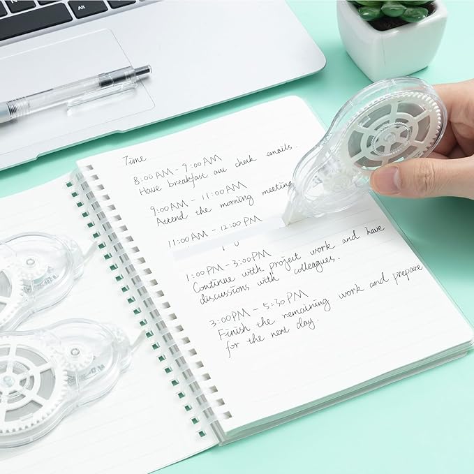 M&G 5 pack Correction Tape,131.2 Feet correction tape, Total 656FT/200M, Easy to Use Applicator for Instant Corrections, Study Supplies and Office Products