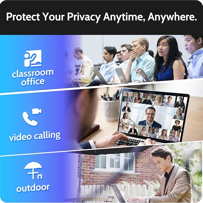 Magnetic Privacy Screen for Macbook Air 13.6/13 Inch (2022-2025, M2, M3, M4), Removable Matte Anti Glare Blue Light Protector Private Security Filter for 13.6inch Mac Laptop Computer