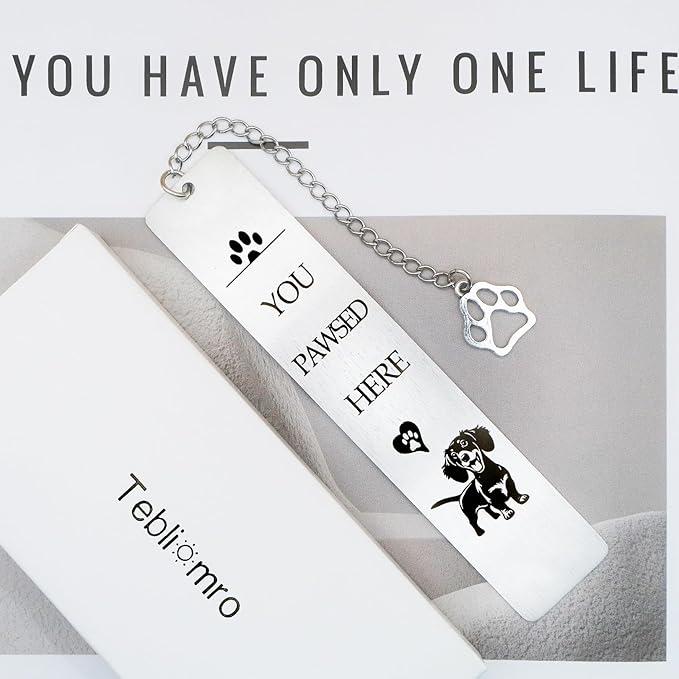Dachshund Dog Bookmark for Readers Women Book Lovers Gifts for Dog Lovers Dog Mom Dad Gifts Bookmark for Dachshund Lovers Owners Bookworm Bookish Gifts Valentine Birthday Pet Day Christmas