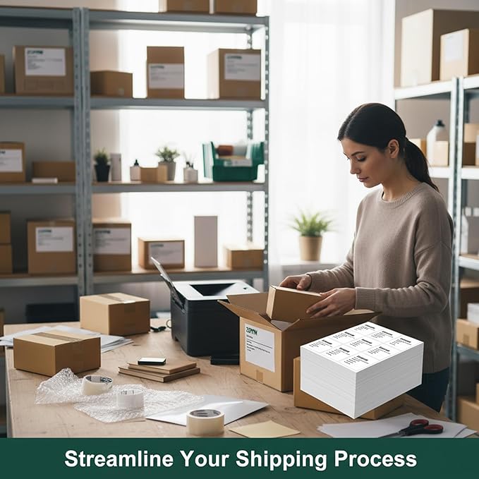 Printable Address Labels,1" x 2-5/8" Sticker for Printer,300 Blank Label,Personalized Mailing,Return Address,Name Tag,Envelope Stickers for School Supplies,Home,or Office Use