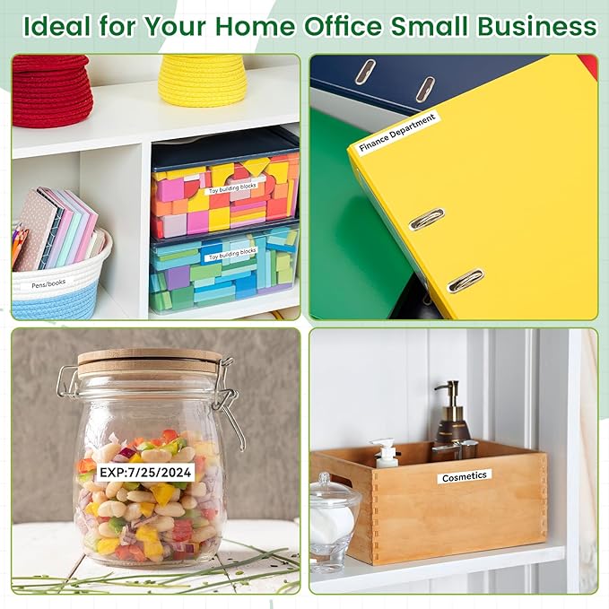 Label Maker Tape Replace for Brother P Touch Label Tape TZe-231 12mm 0.47 Laminated White TZe TZ 231 Refills Replacement for Brother Label Maker PTouch PTH-110 111 D220 D210 D410,8 pk