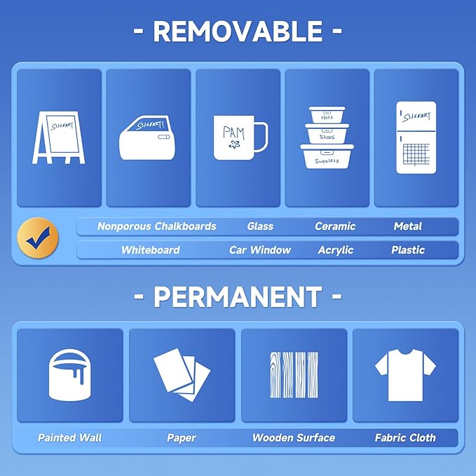 SILENART Thick Chalk Markers Green - 15mm Jumbo Tip Car Marker - Wide Window Chalk Pen for Chalkboard, Window, Glass, Mirror, Blackboard