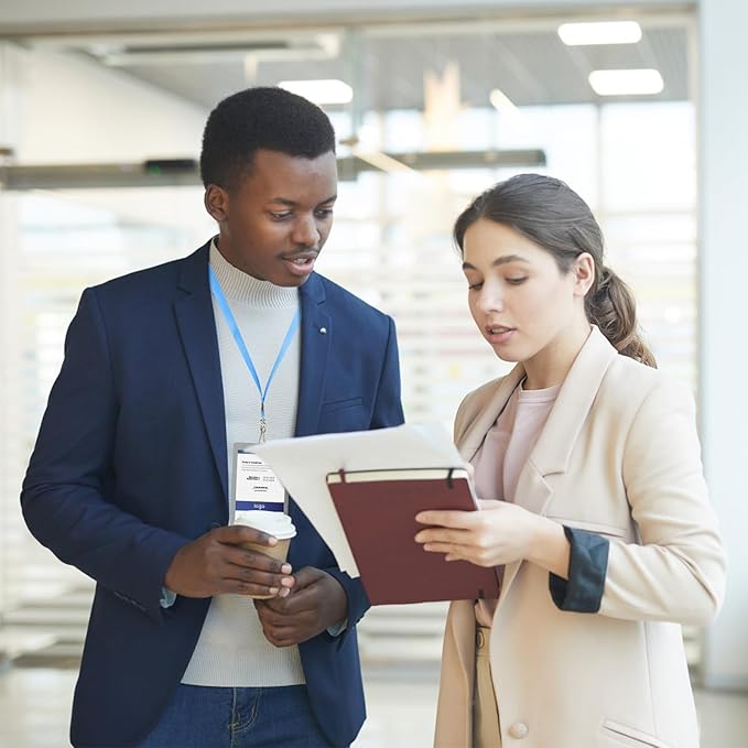 Light Blue Lanyards Bulk 50 packs Lanyards for ID Badges,Lanyards with Swivel Hook Clips for Name Tag Lanyard ID Holder