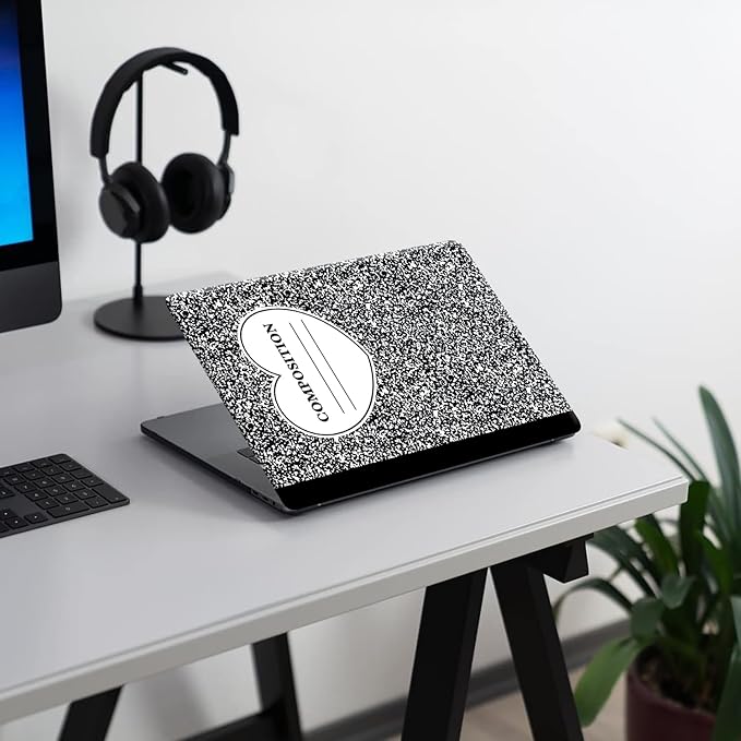 KEROM Compatible for MacBook Air 13 inch Case 2025-2022 M4 M3 M2 A3240 A3113 A2681, MacBook Air M4 13 inch Case, Protective Plastic Hard Shell & Keyboard Cover for Mac Air 13.6'', Composition Book