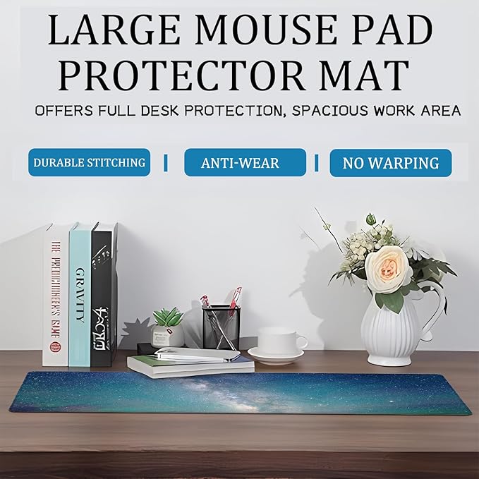 Great Dane Gaming Mouse Pad,12x31.5in Non-Slip Rubber Cute Dog Desk Mat,Large Extended Colorful Puppy Portrait Mousepad for Office Home Laptop,Mice Pads Gifts,Game Lover Deskmat Decor